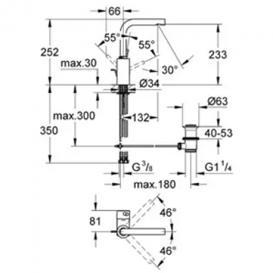Смеситель для раковины Grohe Essence (32628000) 1