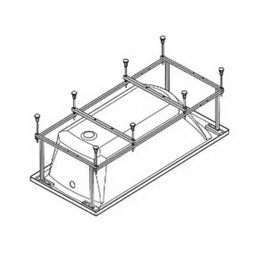 Монтажный комплект для ванны Santek Каледония 170х75 (1WH302392) 0