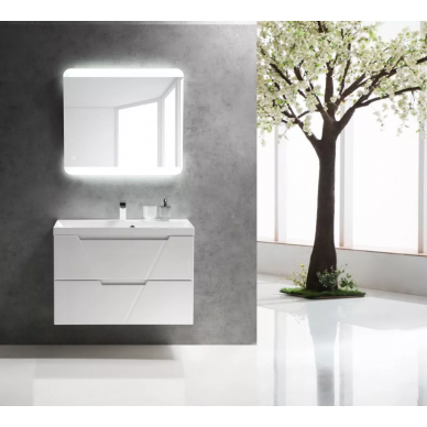 Тумба для ванной Belbagno Vittoria 90 (Bianco Lucido) 6