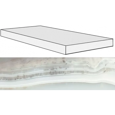 739926 ALABASTRI Smeraldo Ang.Gradino DX 33x120x3 0