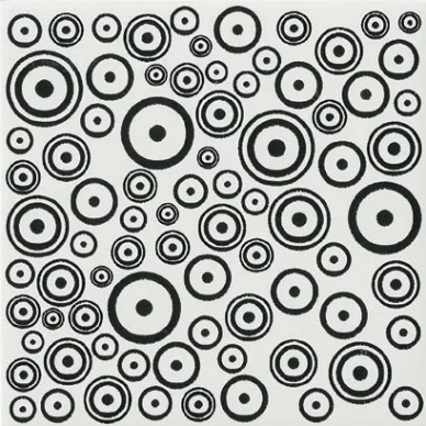 WW71M2 Black On White Wonder 2 20x20 0