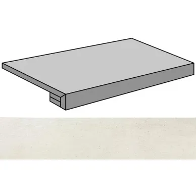 Beton White Lappato Gradone Rec-90 44.63x89.46 0