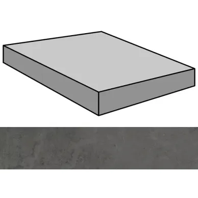 Evolution Anthracite Striato Gradone Rec Ang 59.55x59.55 0
