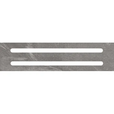 Materia Grey Solid 2cm rej 24.5x99.55 0