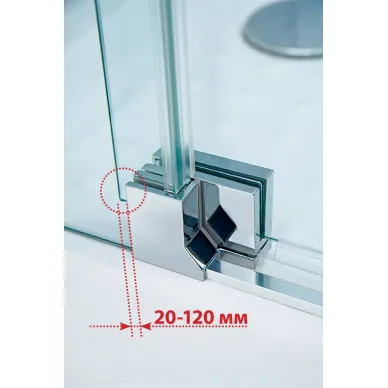 Душевой уголок Cezares Slider AH 1 (SLIDER-AH-1-100-70/80-C-Cr) 9