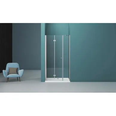 Душевая дверь BelBagno Albano (ALBANO-BS-13-80+100-C-Cr) профиль хром/стекло прозрачное 5