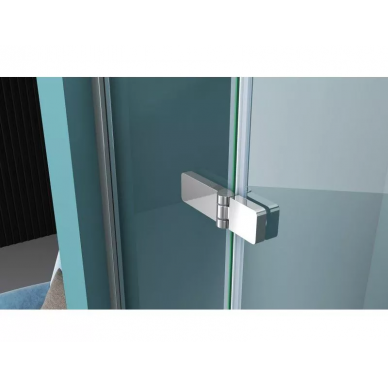 Душевая дверь BelBagno Kraft 80 (KRAFT-B-12-60/20-C-Cr-R) правая, профиль хром/стекло прозрачное 5