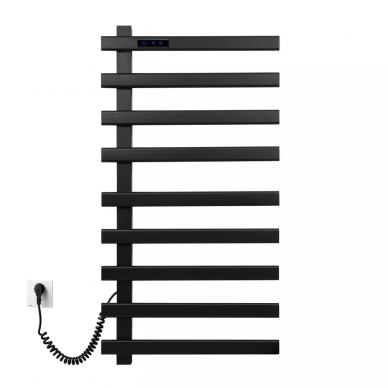 Полотенцесушитель электрический Black & White Moon (N-355 B) черный матовый 0