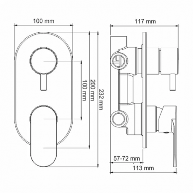 Душевая система Wasserkraft (А85161) белая матовая 11