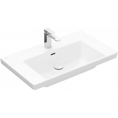 Раковина Villeroy & Boch Subway 3.0 (4A708001) (80 см) Альпийский белый 9