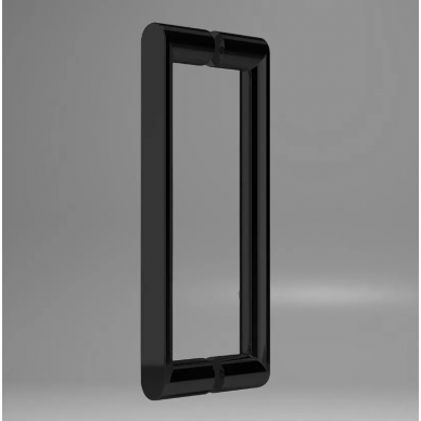 Душевой уголок Vincea Dice (VSR-4D8014CLB) 140х80х200 см, профиль чёрный/стекло прозрачное 1