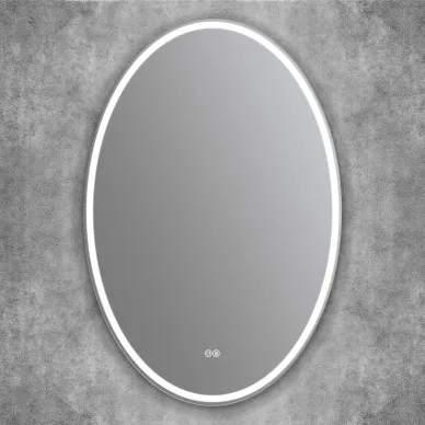 Зеркало Art&Max Palermo AM-Pal-600-900-DS-F-H 60х90 см с LED подсветкой и подогревом 0