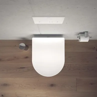 Duravit Soleil by Starck Унитаз 37х48см., подвесной, безободковый, Weiß Hochglanz, HyG, цвет: белый 6