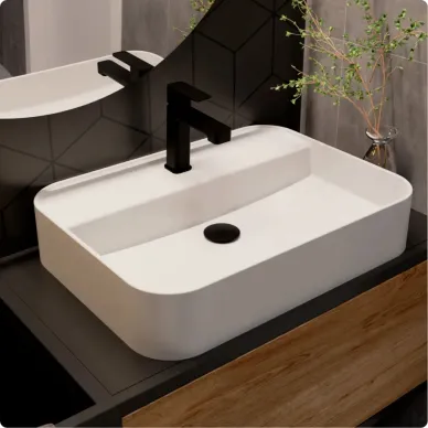 Смеситель для раковины AQUAme Parma AQM6610MB черный 5