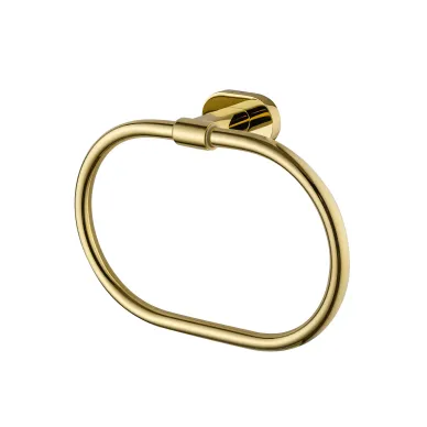 Полотенцедержатель Wonzon & Woghand First WW-8423-LG кольцо, глянцевое золото 0