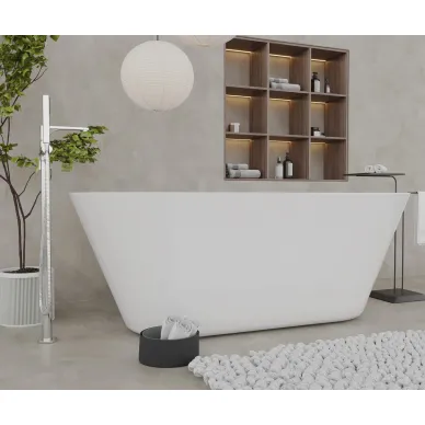 Акриловая ванна AQUAME AQM3501GW 167х75 отдельностоящая 5