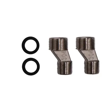 Душевая система Azario Conda AZ-K2411GR с изливом, серая матовая 6