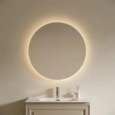 Зеркало Sancos Square 2.0 SF2.800 80 см, с LED подсветкой 5