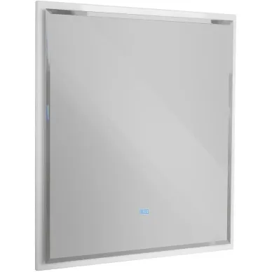Зеркало Cezares Interni CZR-SPC-INT-1000-900-LED-TCH-WARM-BL 100x90 см, с LED подсветкой и сенсорным выключателем, Bianco Lucido 3