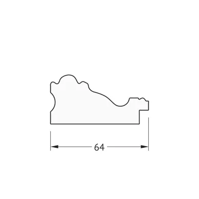 Зеркало Evoform Definite (BY 3237) (75 см) (версаль кракелюр) 1