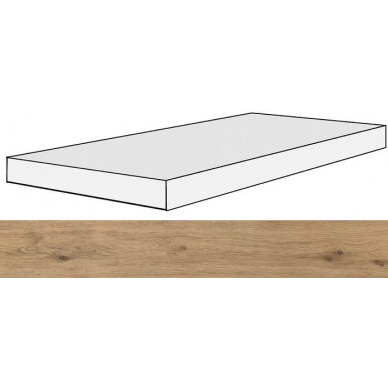 756110 Planches Noisette Angolo Gradino SX 40x120x3 0