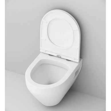 Чаша подвесного унитаза Am.Pm Spirit V2.0 FlashClean (C701700SC) безободковый, с микролифтом 6