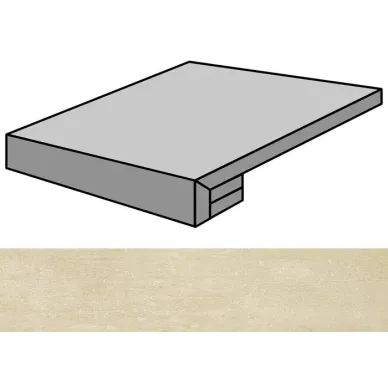 Beton Beige Lappato Gradone Rec-60 59.55x59.55 0