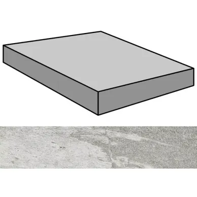 Materia Grey Natural Gradone Rec Ang 59.55x59.55 0