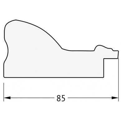 Зеркало Evoform Octagon (BY 3772) в багетной раме, виньетка бронзовая (55,4х55,4 см) 1
