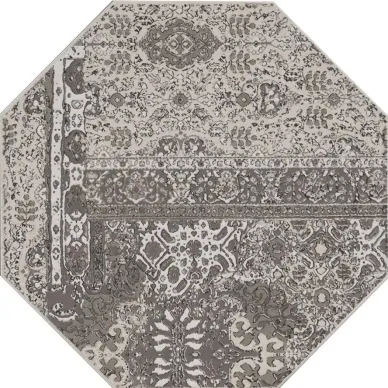 1046950 RIABITA OTTAGONA PATTERN GREY MQ 24x24 0