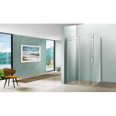 Душевой уголок Vincea Como (VSR-1C9015CL) 150х90 см, профиль хром/стекло прозрачное 7