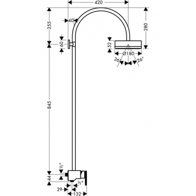 Душевая система Hansgrohe Axor Citterio (39620000) 1