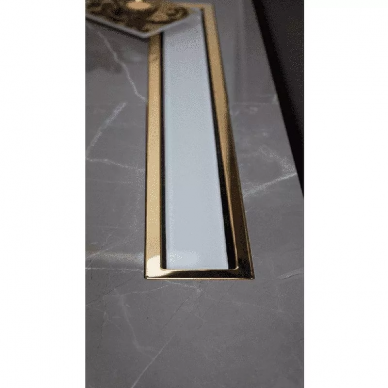 Душевой лоток Pestan Confluo Premium White Glass Line 950 Gold (13100126) 5