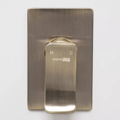 Душевая система Wasserkraft Exter (A12610) cветлая бронза 8