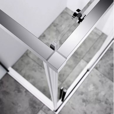 Душевой уголок Vincea Slim-N (VSR-4SN8013CL) 130х80х195 см, профиль хром/стекло прозрачное 2