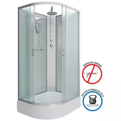 Душевая кабина Niagara Classic 120х90 R (NG-33294-14RBKT) без гидромассажа 10