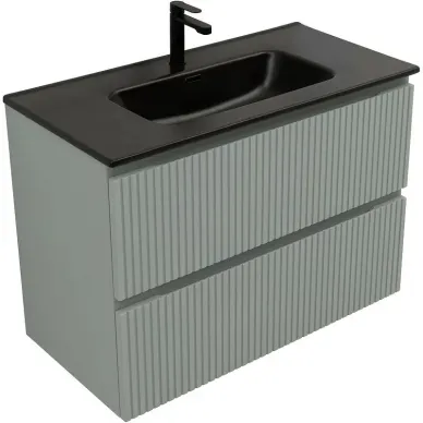 Тумба для ванной Aquanet Джейн 335435 90 см, мисти грин 5