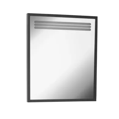 Зеркало Creavit Arya AR065-A.SS 65x75 см, LED, чёрное 0