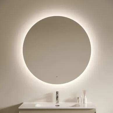 Зеркало Sancos Square 2.0 SF2.900 90 см, с LED подсветкой 6