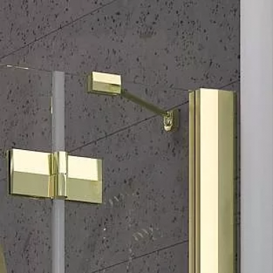 Душевая дверь Radaway Almatea Gold DWJ (31102-09-01N) (90 см) прозрачное стекло (R) 3