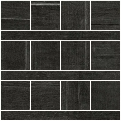 57390 Mosaico Texture Noir 20x20 0