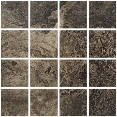 Мозаика FOSSIL 3D Чип 7,5*7,5 BROWN LAPPATO/FULL LAPPATO 300x300 0