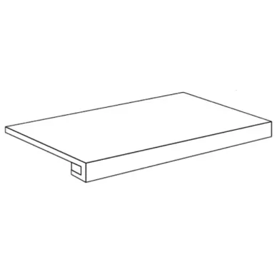 59957 Gradino Costa Retta White 33x80 0