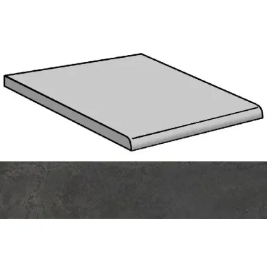 Xtreme Black Lappato Peldano 59.55x59.55 0