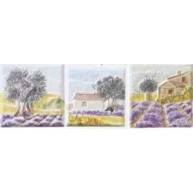 1007282 CALEIDOS INSERTO CAMPO LAVANDA S/3 10x10 0