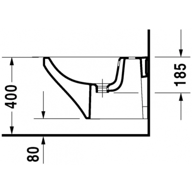 Биде подвесное Duravit DuraStyle (228215) 3