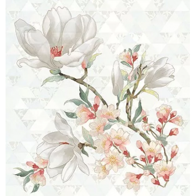 Панно PRIMAVERA MAGNOLIA BIANCO 75.3*70.9 0