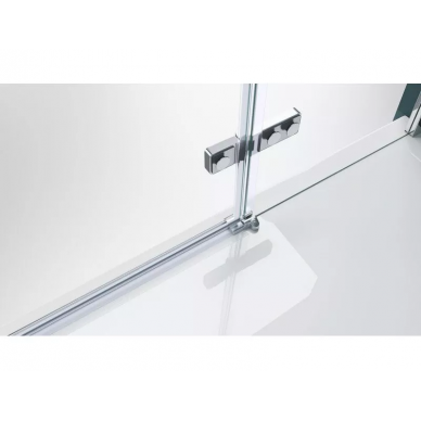 Душевая дверь BelBagno Kraft 100 (KRAFT-B-12-60/40-C-Cr-R) правая, профиль хром/стекло прозрачное 5