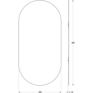 Зеркало Evoform Primary (BY 0121) (40x80 см) 4