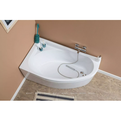 Акриловая ванна Aquanet Mia (00246817) 140х80 см, левая с каркасом 6